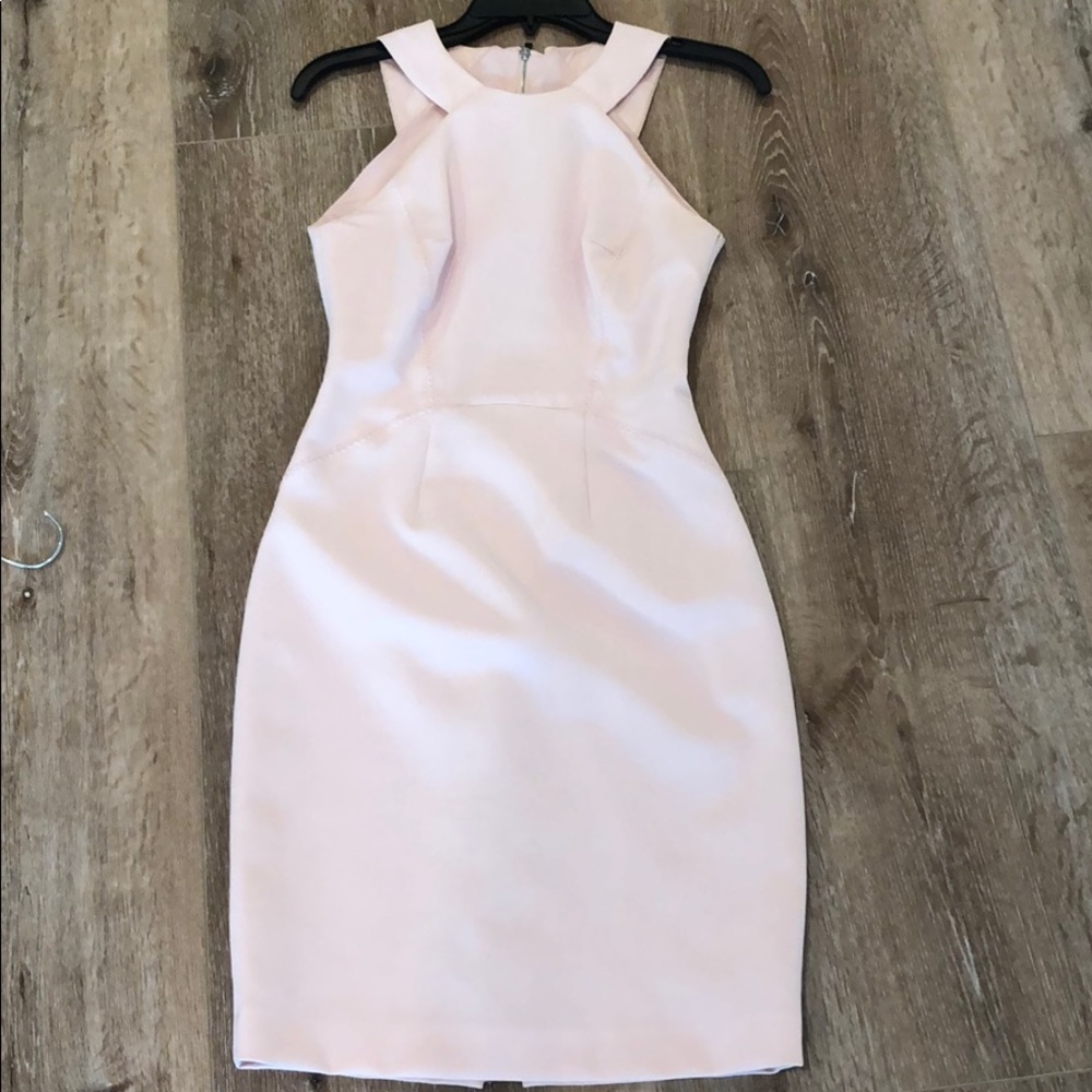 French collection light pink dress